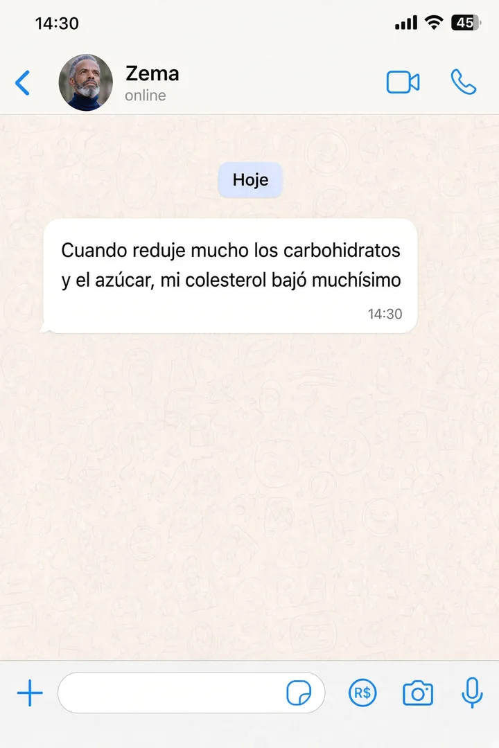 Conversa de Zema no WhatsApp